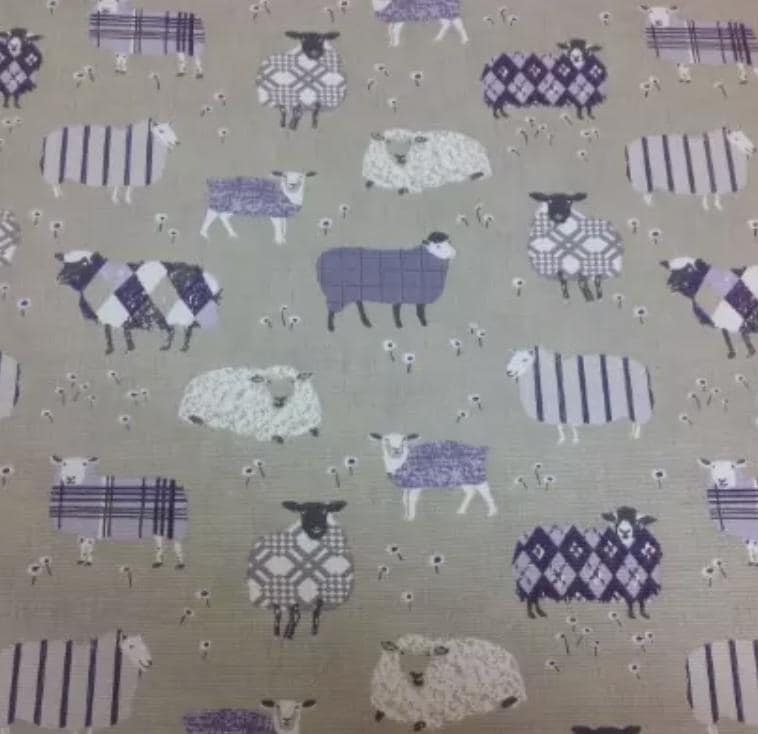 Baa Baa Sheep Tea Towel , Easter Tea Towel , Cotton Kitchen Towel .