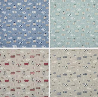 Baa Baa Sheep Tea Towel , Easter Tea Towel , Cotton Kitchen Towel .