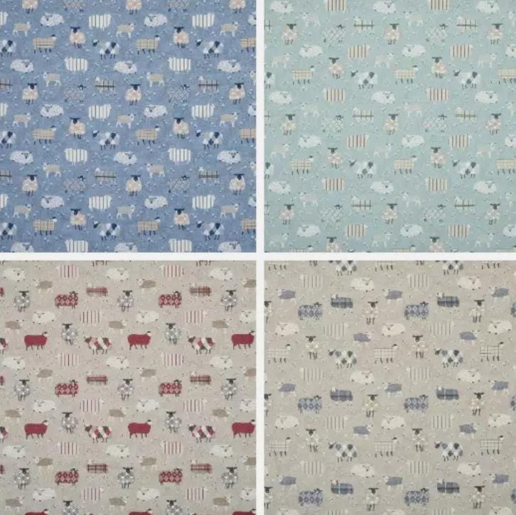Baa Baa Sheep Tea Towel , Easter Tea Towel , Cotton Kitchen Towel .