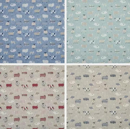 Baa Baa Sheep Tea Towel , Easter Tea Towel , Cotton Kitchen Towel .