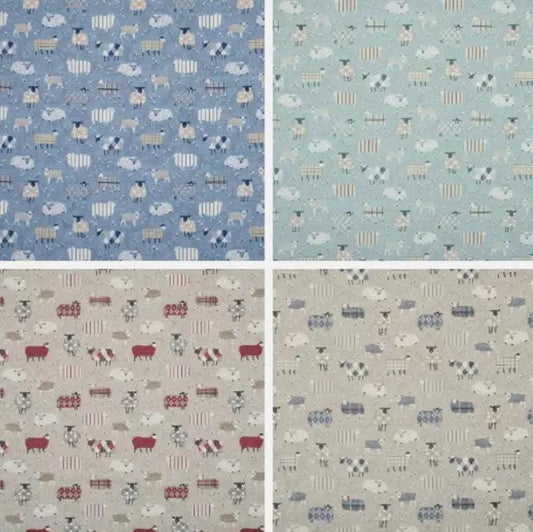 Baa Baa Sheep Tea Towel , Easter Tea Towel , Cotton Kitchen Towel .