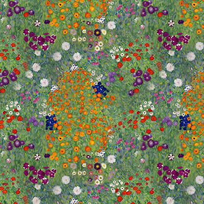 Poppies Coated Tablecloth , Garden Floral Water Resistant Tablecloths , Outdoor Tablecloth , Round Oval Rectangle Tablecloth