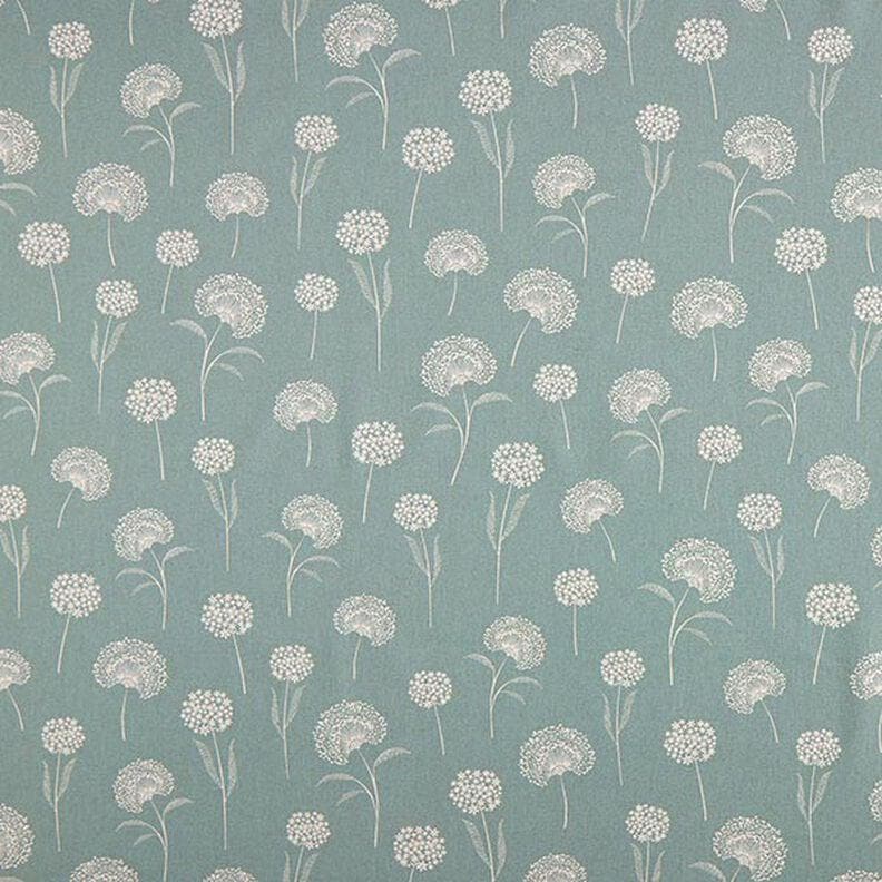 Dandelions Floral Natural Reed Tablecloth , Linen Look Tablecloth , Round Tablecloth , Oval Tablecloth , Rectange Tablecloth