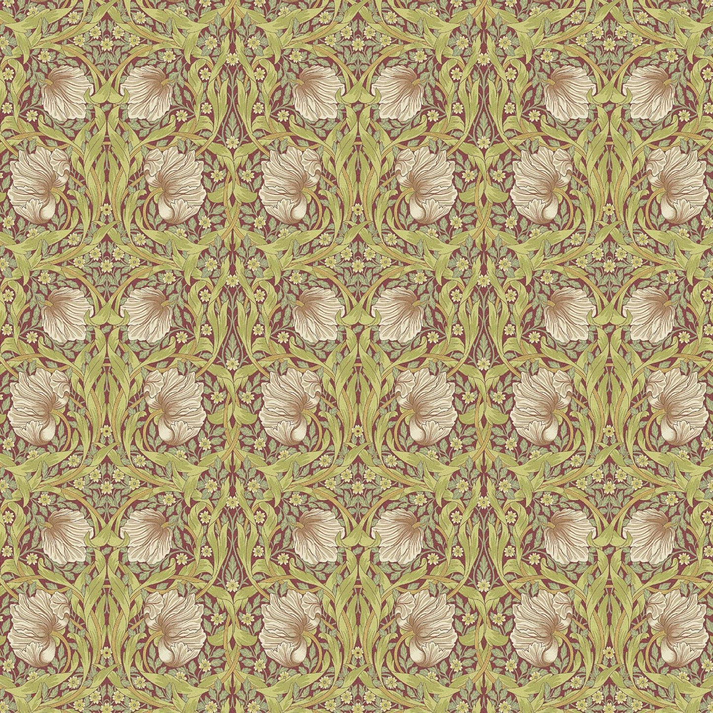 Round Tablecloth William Morris Pimpernel Forest Green , William Morris Tablecloth , Round Oval Tablecloth , Square Rectangle Tablecloth UK