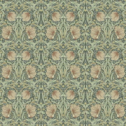 William Morris Pimpernel Tablecloth: Round, Square, Oval - Handmade in UK