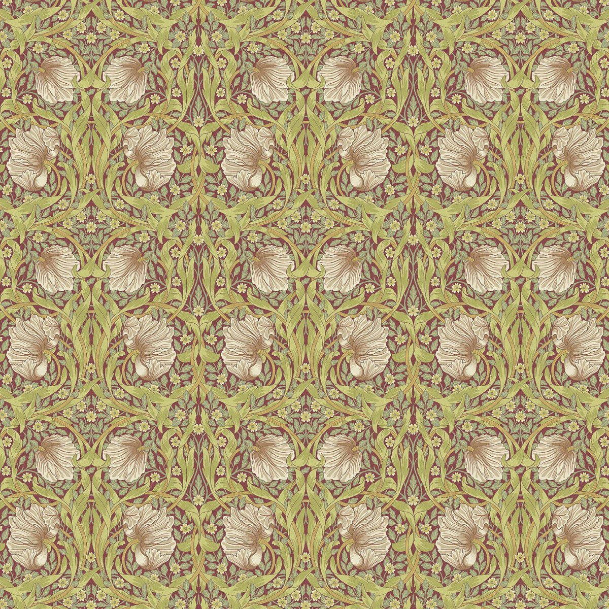 William Morris Pimpernel Tablecloth: Round, Square, Oval - Handmade in UK