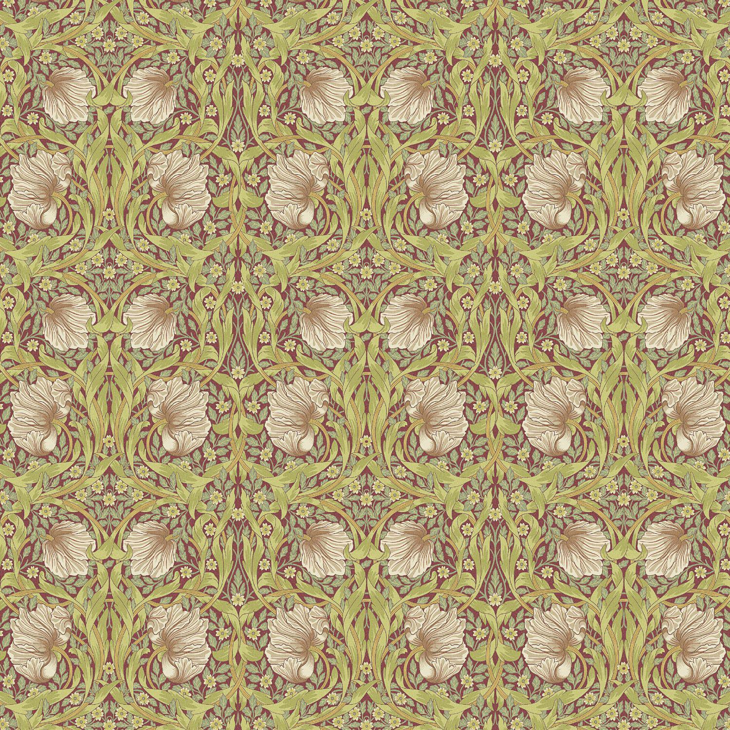 William Morris Pimpernel Tablecloth: Round, Square, Oval - Handmade in UK