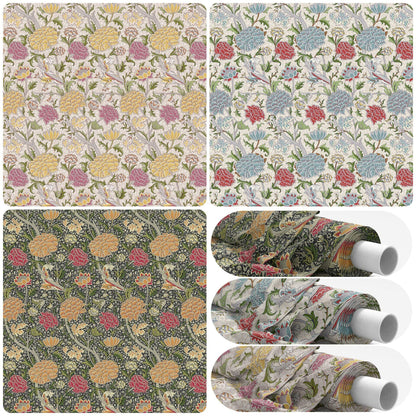 William Morris The Cray Tablecloth , Floral Cotton Table Cloth , Various Size And Shapes Available
