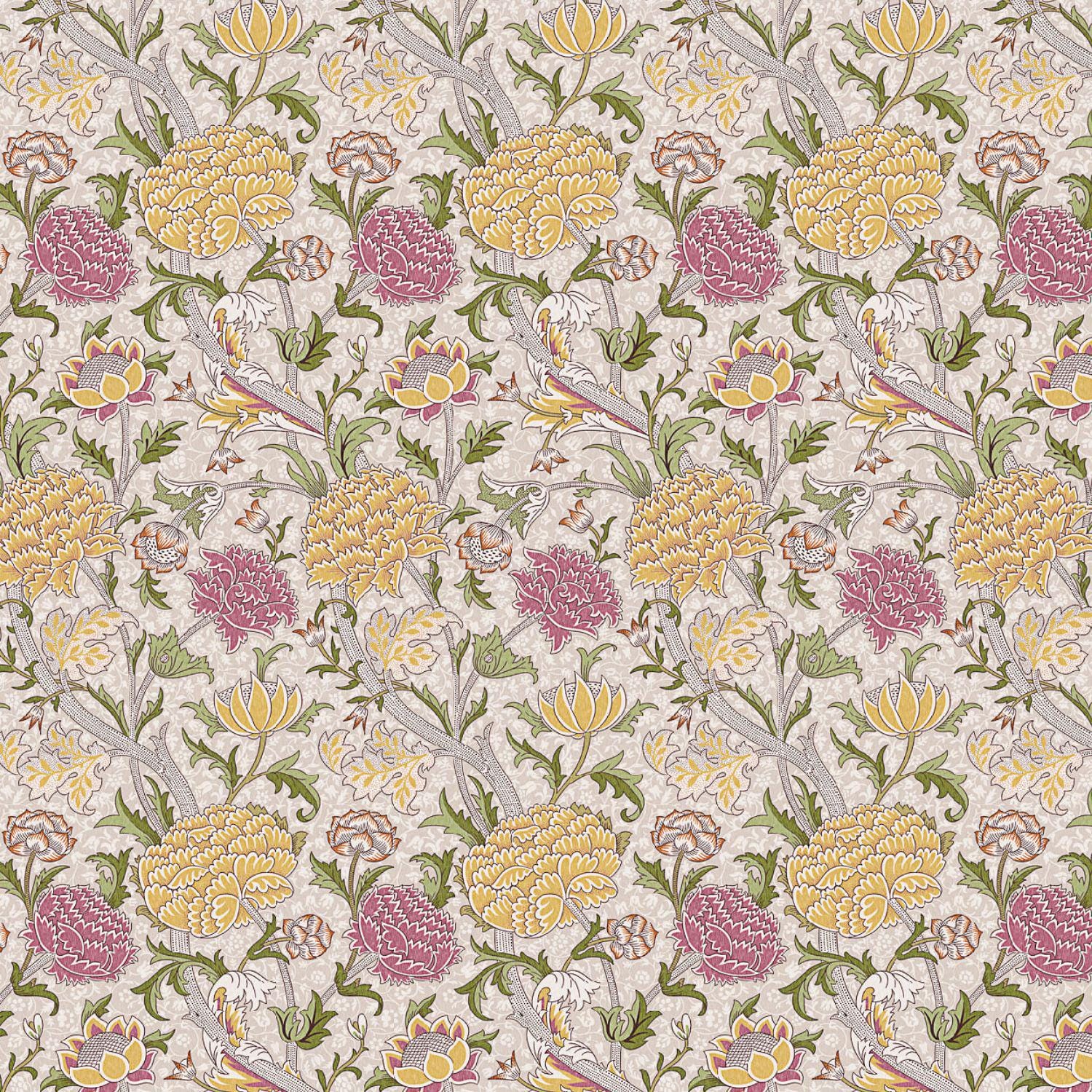 William Morris The Cray Tablecloth , Floral Cotton Table Cloth , Various Size And Shapes Available