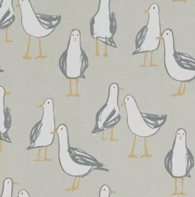 Seagull Laridae Tea Towel , Nautical Marine Seaside Tea Towel , Cotton Kitchen Towel .