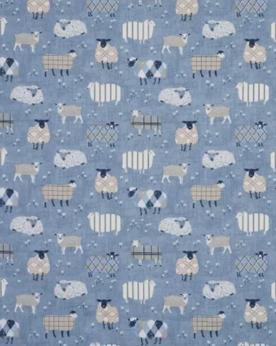 Baa Baa Sheep Tea Towel , Easter Tea Towel , Cotton Kitchen Towel .