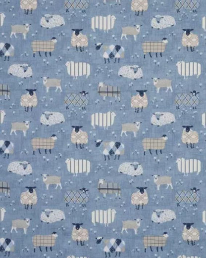 Baa Baa Sheep Tea Towel , Easter Tea Towel , Cotton Kitchen Towel .