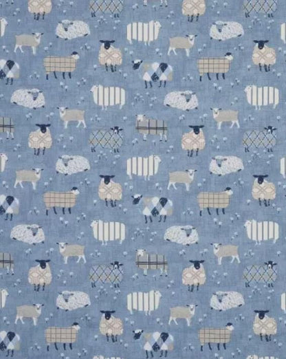Baa Baa Sheep Tea Towel , Easter Tea Towel , Cotton Kitchen Towel .