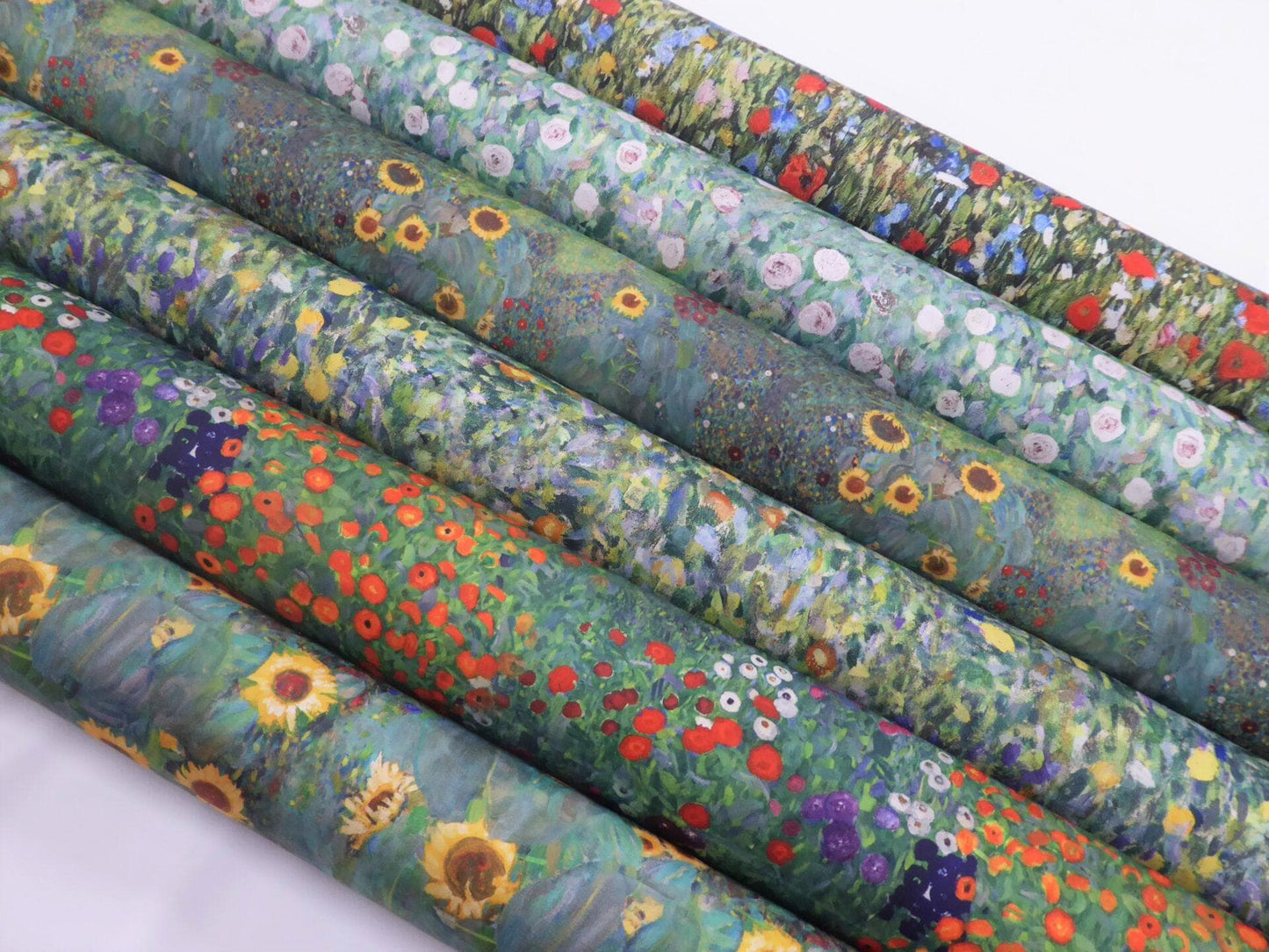 Poppies Coated Tablecloth , Garden Floral Water Resistant Tablecloths , Outdoor Tablecloth , Round Oval Rectangle Tablecloth