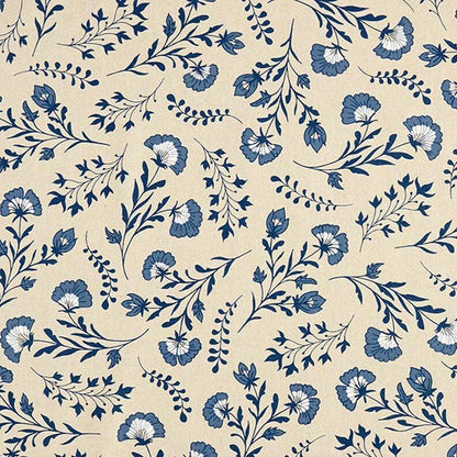 Scandi Floral Flowers Tablecloth, Round Oval Rectangle, Handmade UK