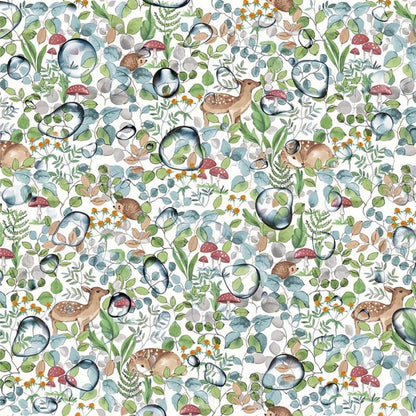 Bosco Woodland Animals Coated Tablecloth , Water Resistant Tablecloths , Teflon Coated Tablecloth , Round Oval Rectangle Tablecloth