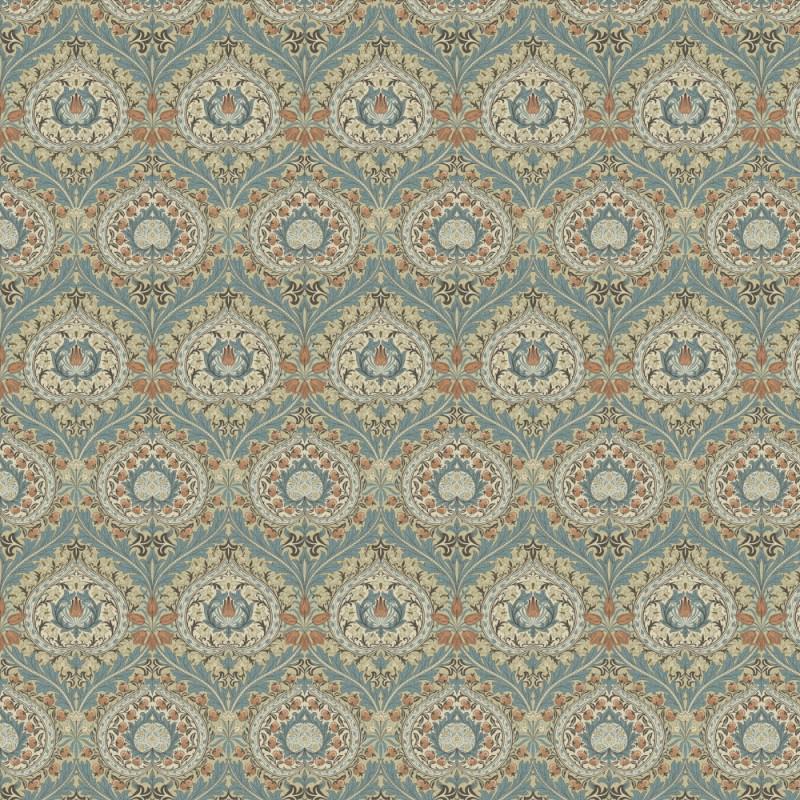 William Morris Eden Coated Tablecloth Azure , Water Resistant Tablecloths , Teflon Coated Tablecloth , Round Oval Rectangle Tablecloth