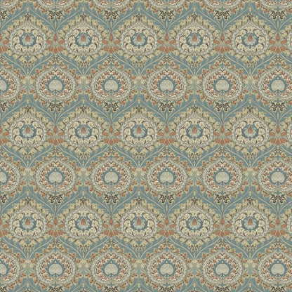 William Morris Eden Coated Tablecloth Azure , Water Resistant Tablecloths , Teflon Coated Tablecloth , Round Oval Rectangle Tablecloth