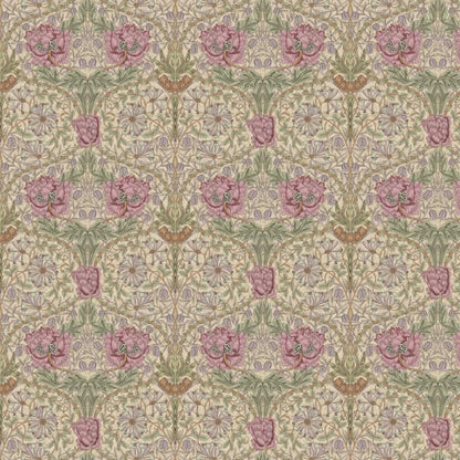William Morris Coated Tablecloth Honeysuckle Rose , Water Resistant Teflon Coated , Round Oval Rectangle