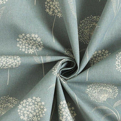 Dandelions Floral Natural Reed Tablecloth , Linen Look Tablecloth , Round Tablecloth , Oval Tablecloth , Rectange Tablecloth
