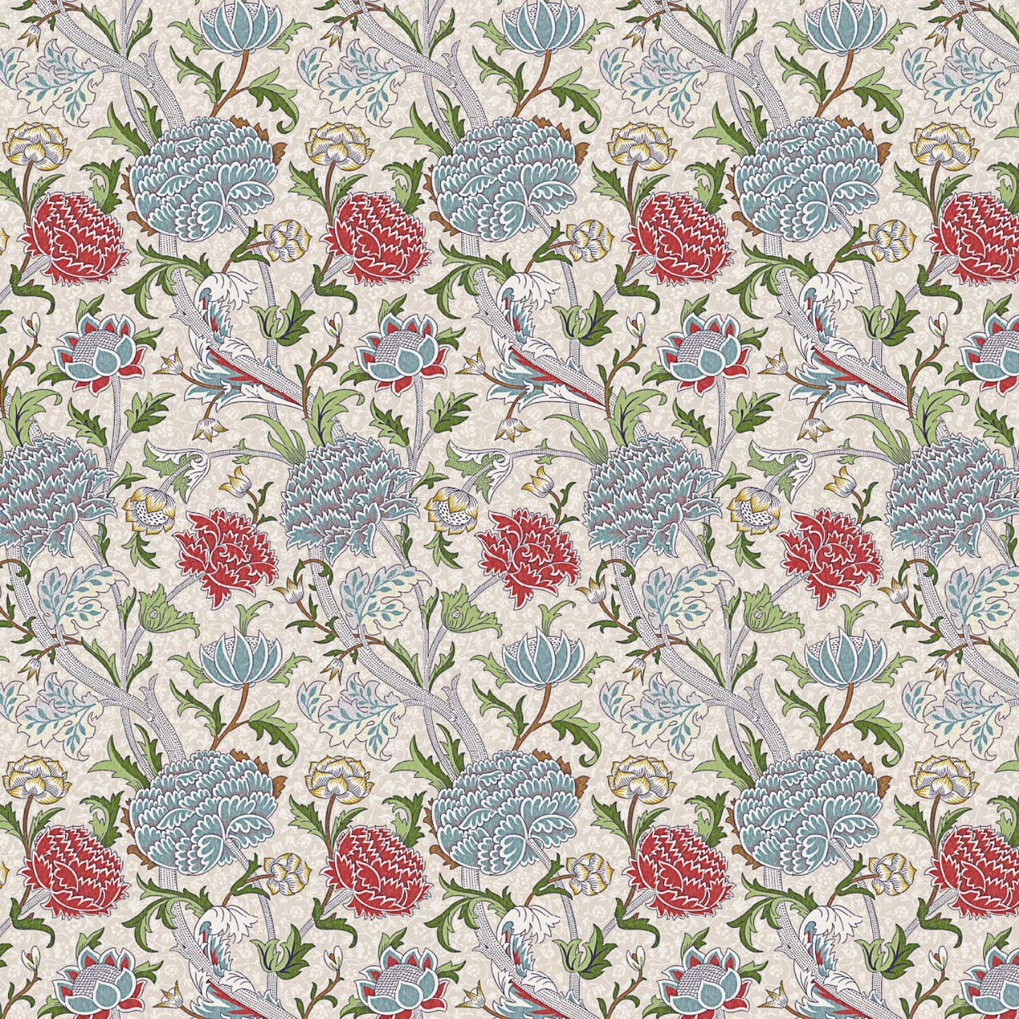 William Morris The Cray Tablecloth , Floral Cotton Table Cloth , Various Size And Shapes Available