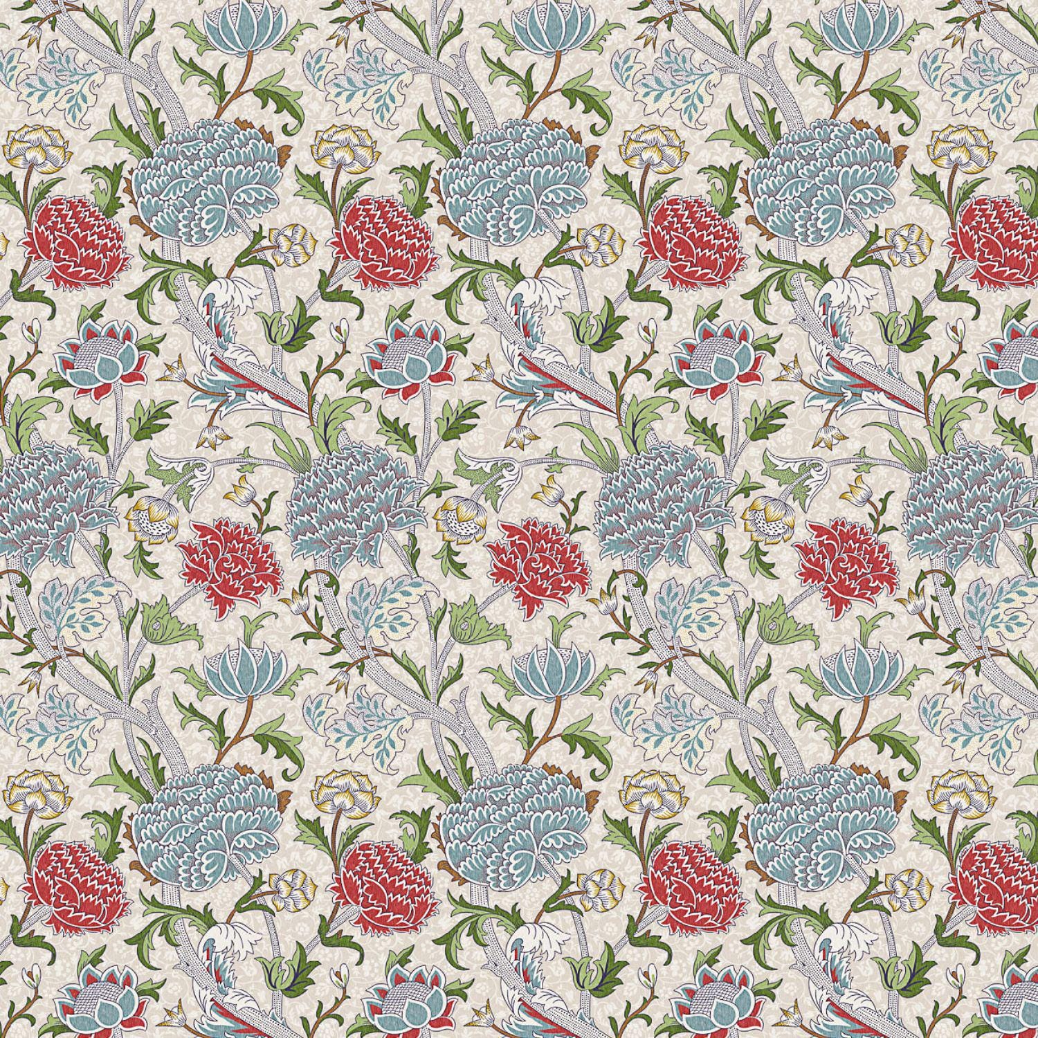 William Morris The Cray Tablecloth , Floral Cotton Table Cloth , Various Size And Shapes Available