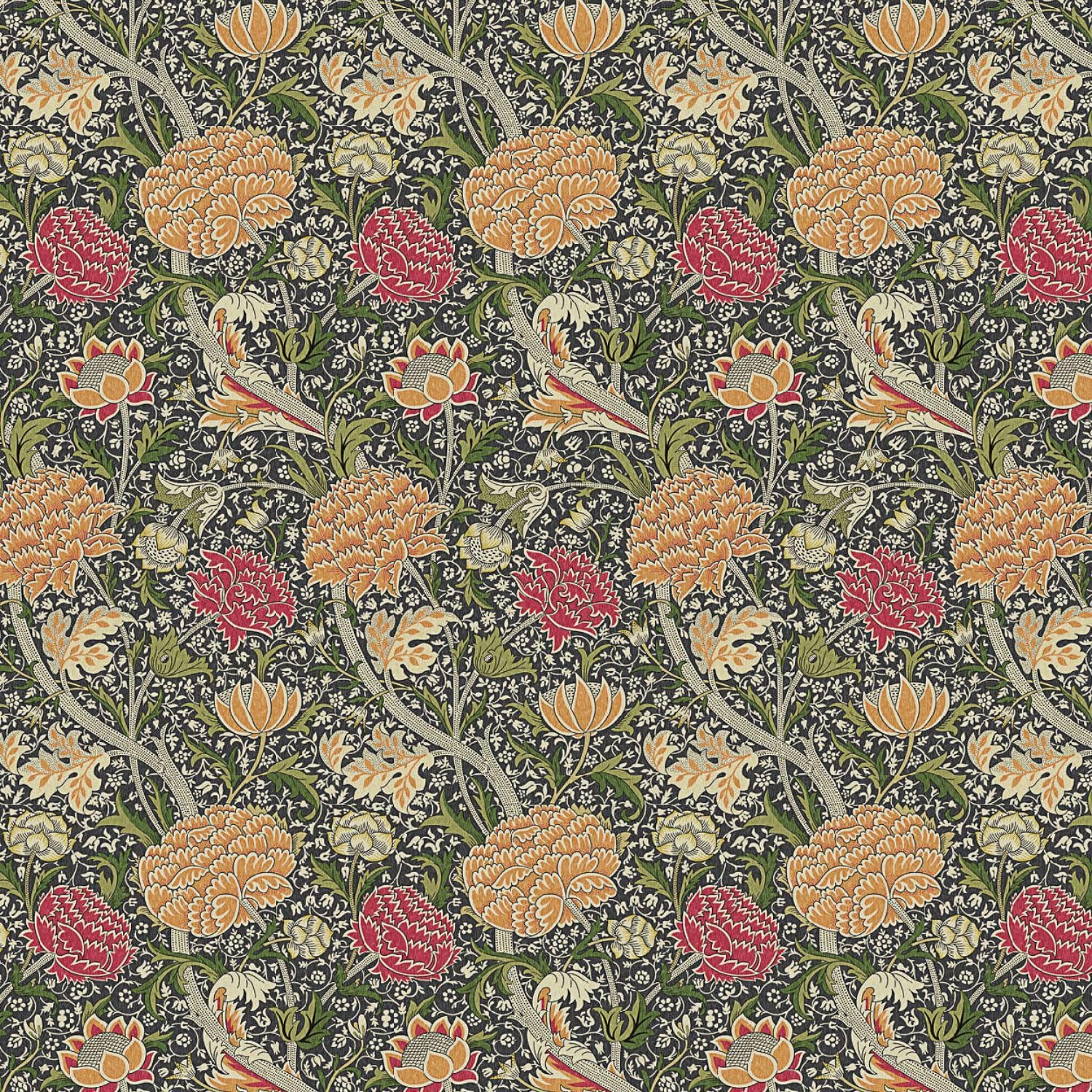 William Morris The Cray Tablecloth , Floral Cotton Table Cloth , Various Size And Shapes Available