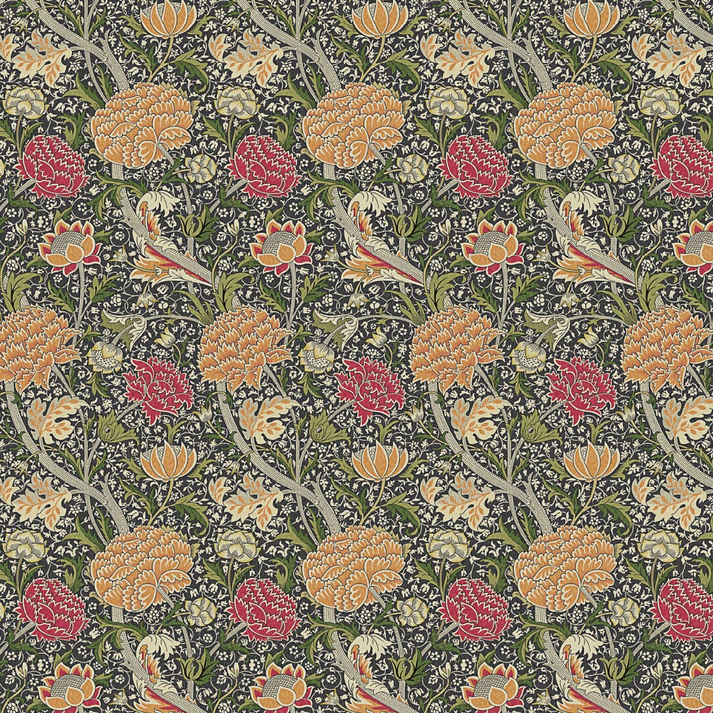 William Morris The Cray Tablecloth Autumn , Floral Table Cloth , Round Oval Rectangle , Handmade UK