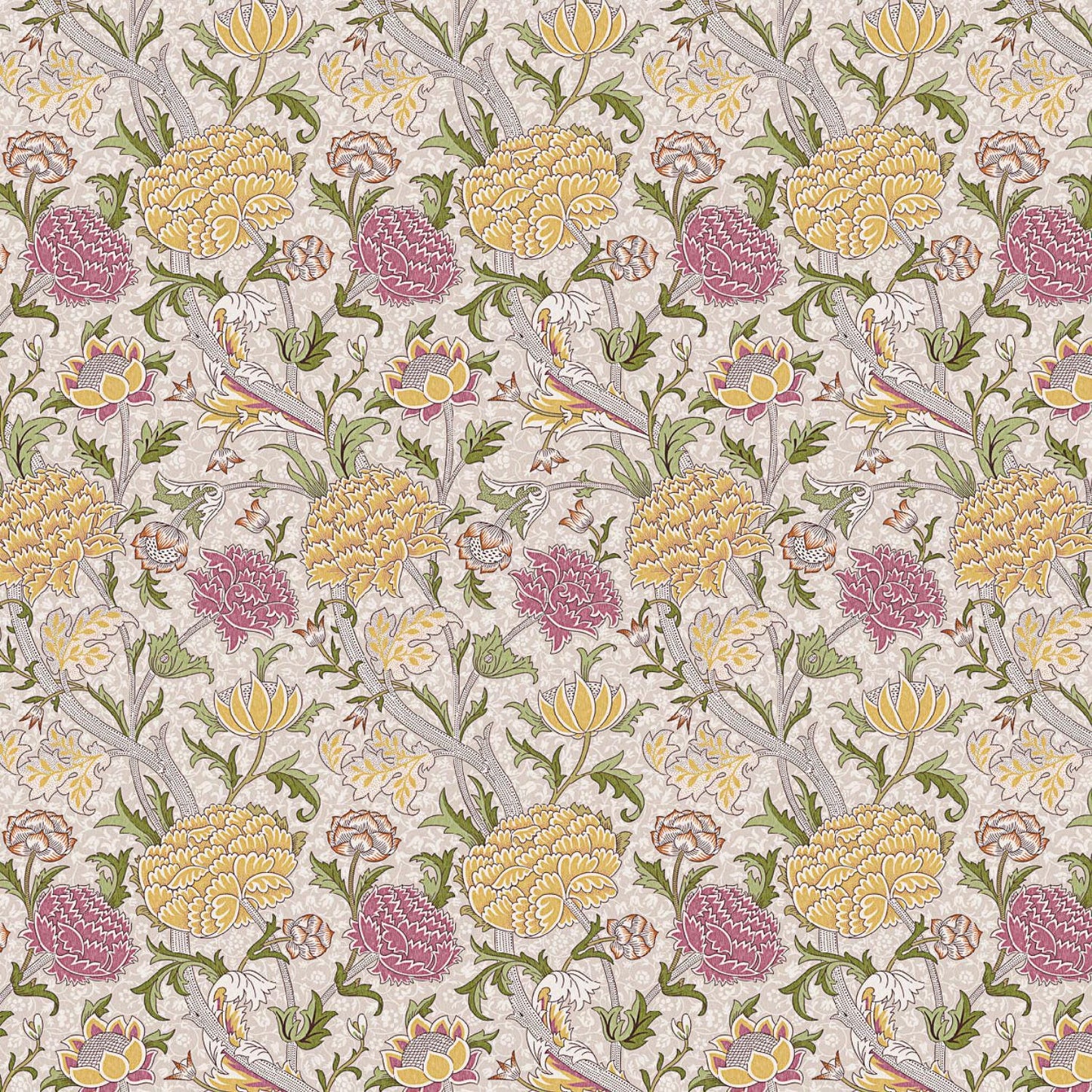 William Morris The Cray Tablecloth Stardust , Floral Table Cloth , Round Oval Rectangle , Handmade UK