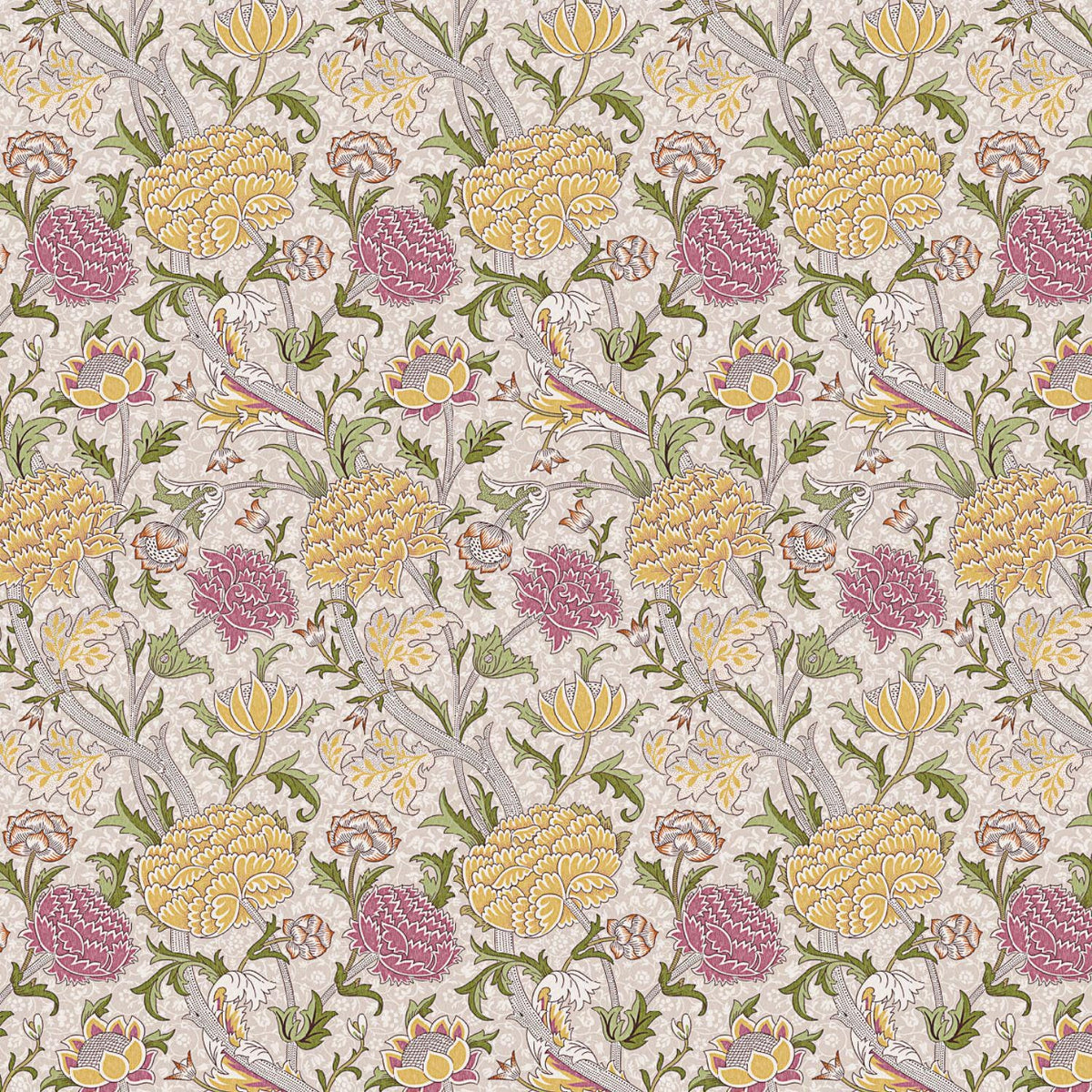 William Morris The Cray Tablecloth Stardust , Floral Table Cloth , Round Oval Rectangle , Handmade UK