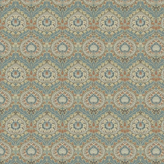 William Morris Eden Coated Tablecloth Azure , Water Resistant Tablecloths , Teflon Coated Tablecloth , Round Oval Rectangle Tablecloth