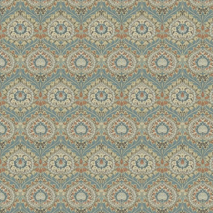 William Morris Eden Coated Tablecloth Azure , Water Resistant Tablecloths , Teflon Coated Tablecloth , Round Oval Rectangle Tablecloth