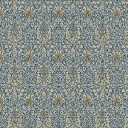 William Morris Coated Tablecloth Snakeshead Denim , Outdoor Water Resistant Teflon Coated Table Cloths , Round Round Oval Rectangle