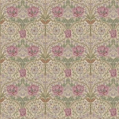 William Morris Coated Tablecloth Honeysuckle Rose , Water Resistant Teflon Coated , Round Oval Rectangle