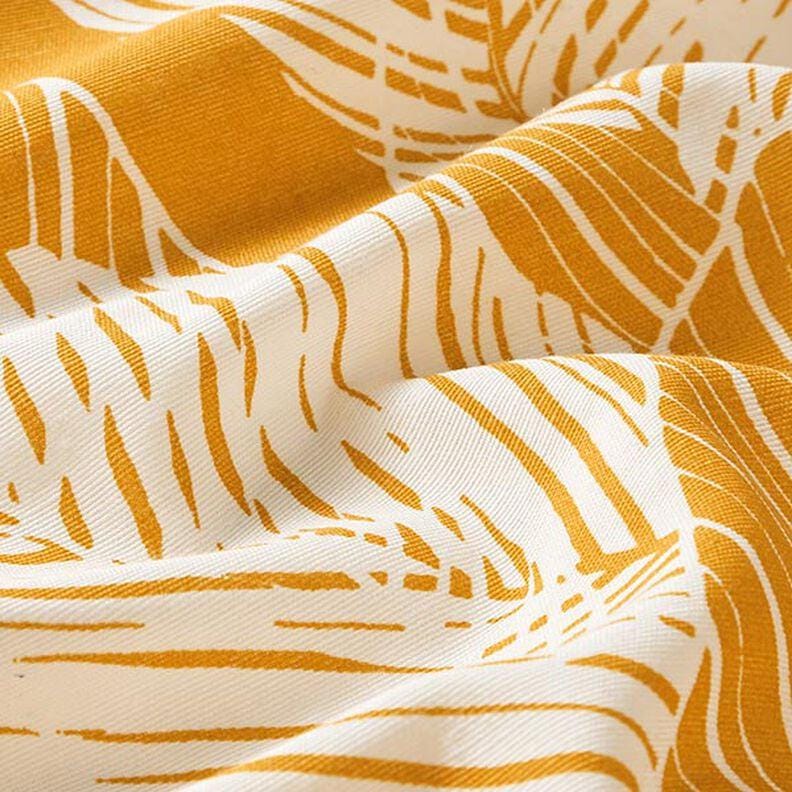 Round Leaves Curry Yellow Tablecloth , Linen Look Tablecloth , Round Tablecloth , Oval Tablecloth , Rectange Tablecloth