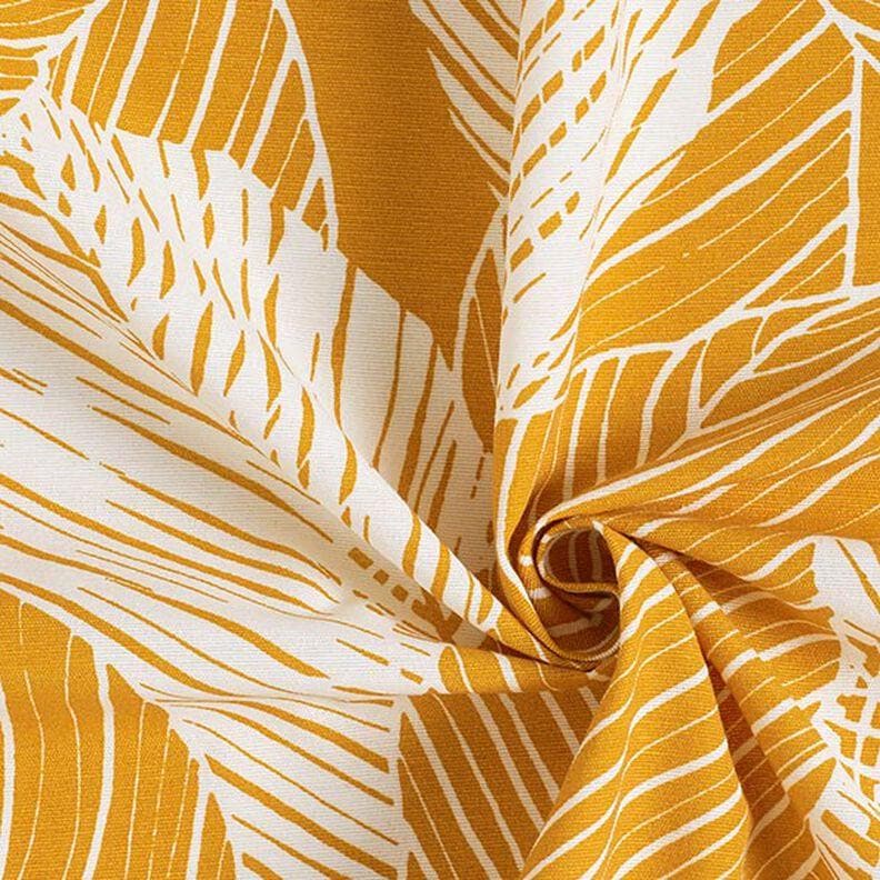 Round Leaves Curry Yellow Tablecloth , Linen Look Tablecloth , Round Tablecloth , Oval Tablecloth , Rectange Tablecloth