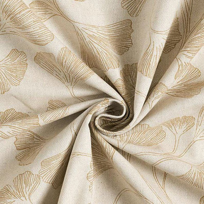 Ginkgo Leaf Tablecloth , Linen Look Tablecloth , Round Oval Rectange Tablecloth , Handmade UK