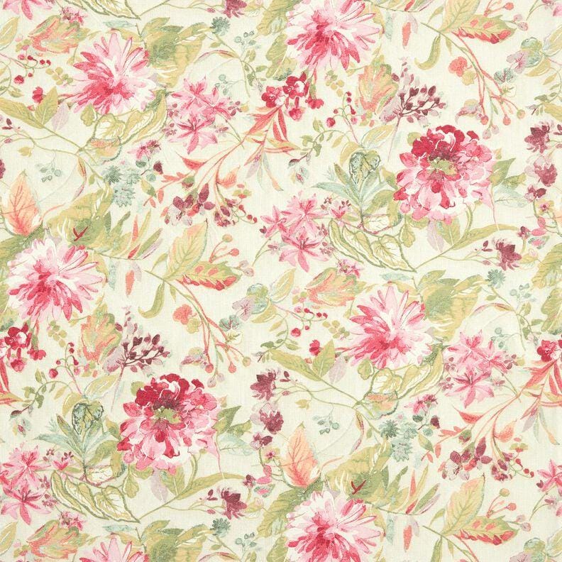 Round Watercolour Flowers Tablecloth , Light Beige Raspberry Tablecloth , Round Tablecloth , Oval Tablecloth , Rectangle Square Tablecloth