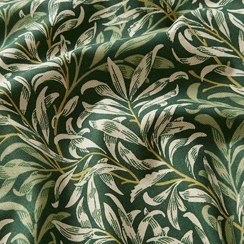 William Morris Willow Bough Tablecloth , Tangled Branches Natural Dark Green Tablecloth , Round Oval Square Rectangle Tablecloth