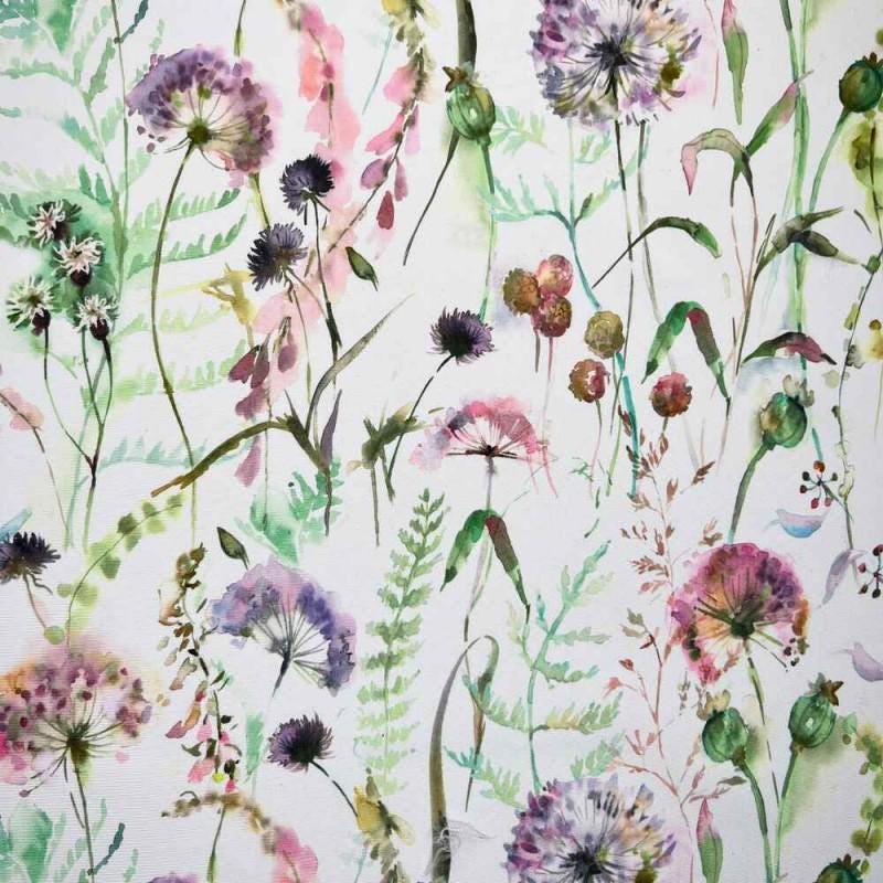 Montagna Floral Coated Tablecloths , Flowers Outdoor Tablecloth , Weather Resistant Tablecloth , Round Oval Rectangle Tablecloth