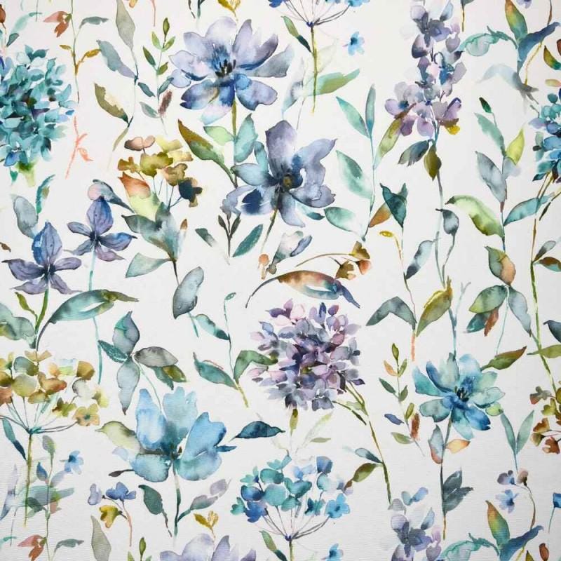 Giardino Floral Coated Tablecloths , Flowers Outdoor Tablecloth , Weather Resistant Tablecloth , Round Oval Rectangle Tablecloth