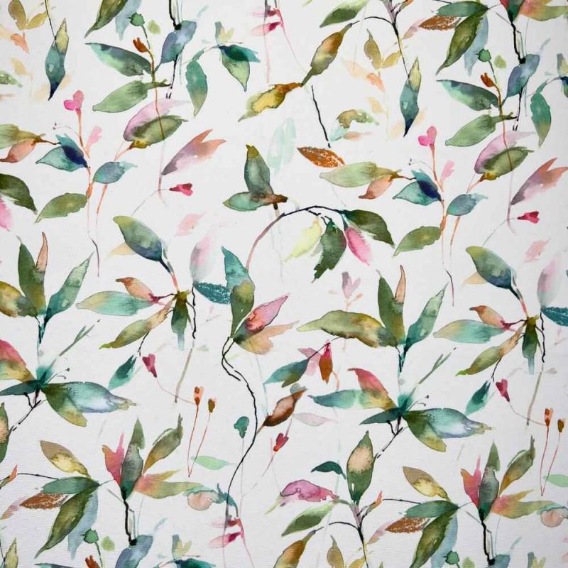 Lago Floral Coated Tablecloths , Leaves Leaf Outdoor Tablecloth , Weather Resistant Tablecloth , Round Oval Rectangle Tablecloth