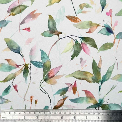 Lago Floral Coated Tablecloths , Leaves Leaf Outdoor Tablecloth , Weather Resistant Tablecloth , Round Oval Rectangle Tablecloth