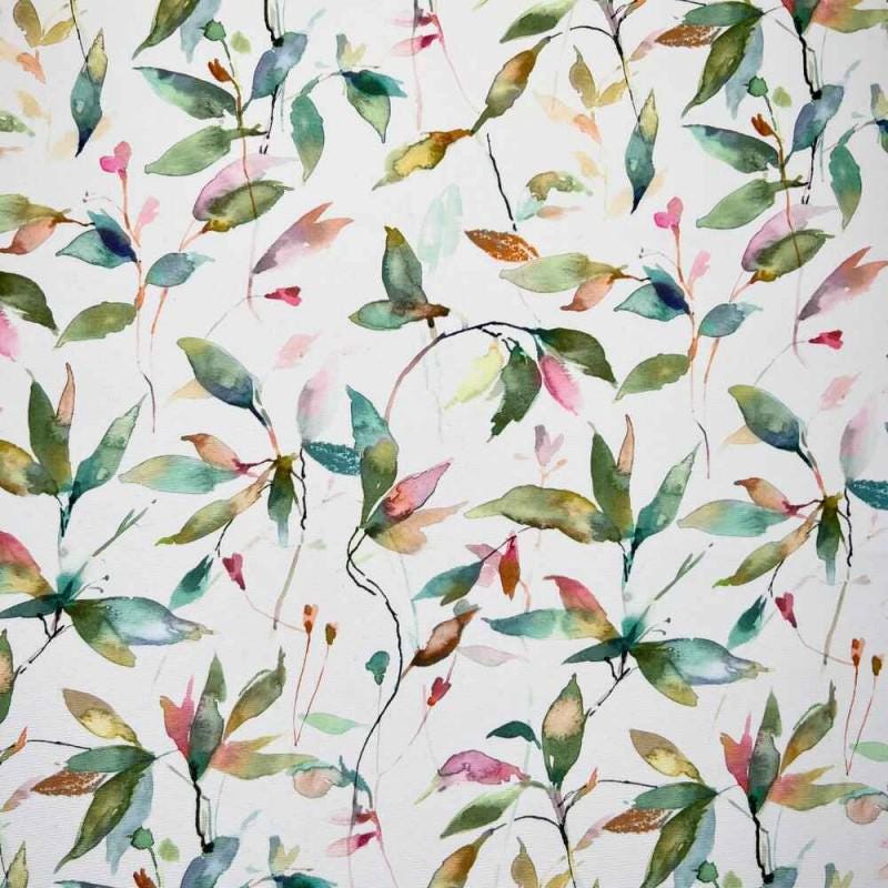 Lago Floral Coated Tablecloths , Leaves Leaf Outdoor Tablecloth , Weather Resistant Tablecloth , Round Oval Rectangle Tablecloth