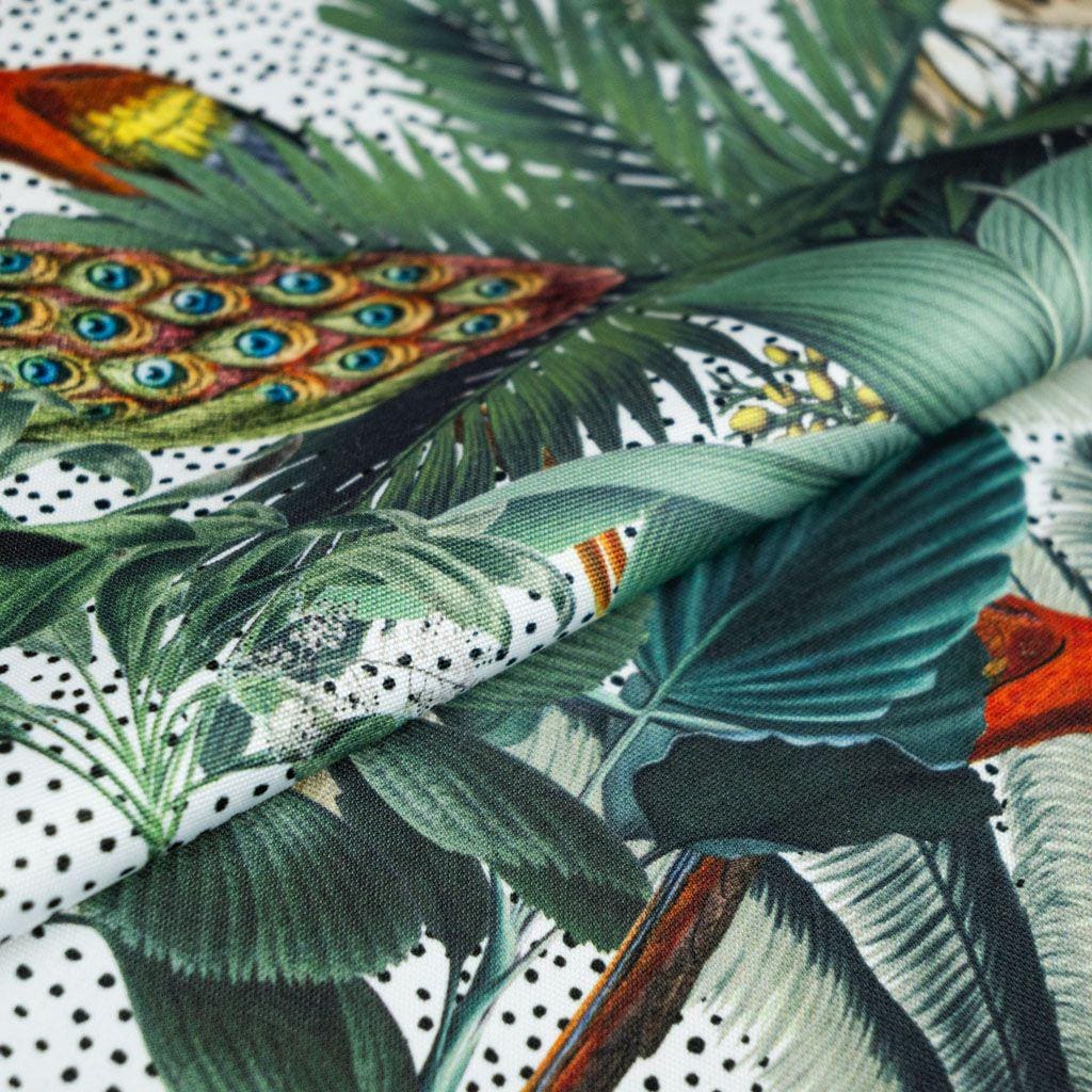 Safari Animals Coated Tablecloths , Royal Palm Outdoor Tablecloth , Weather Resistant Tablecloth , Round Oval Rectangle Tablecloth