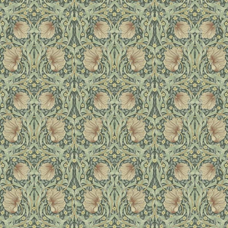 William Morris Pimpernel Tablecloth: Teflon Coated Cotton, Water Resistant
