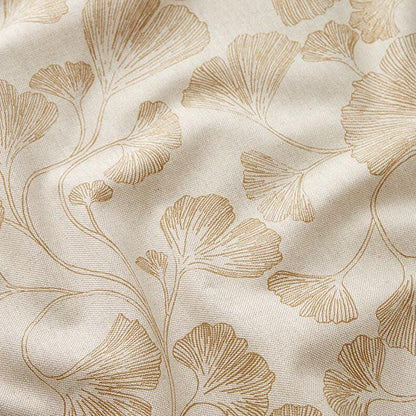 Ginkgo Leaf Tablecloth , Linen Look Tablecloth , Round Oval Rectange Tablecloth , Handmade UK