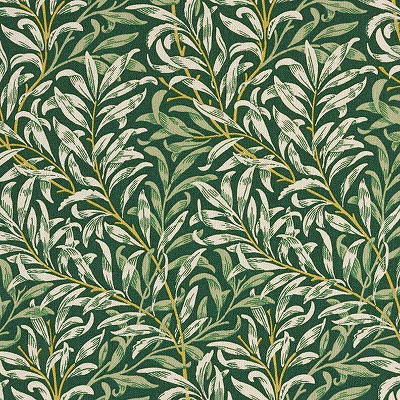 William Morris Willow Bough Tablecloth , Tangled Branches Natural Dark Green Tablecloth , Round Oval Square Rectangle Tablecloth