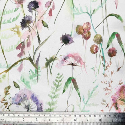 Montagna Floral Coated Tablecloths , Flowers Outdoor Tablecloth , Weather Resistant Tablecloth , Round Oval Rectangle Tablecloth