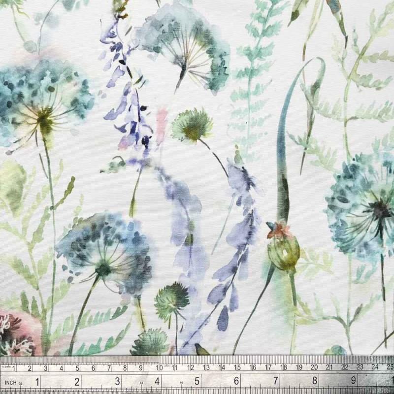 Montagna Floral Coated Tablecloths , Flowers Outdoor Tablecloth , Weather Resistant Tablecloth , Round Oval Rectangle Tablecloth